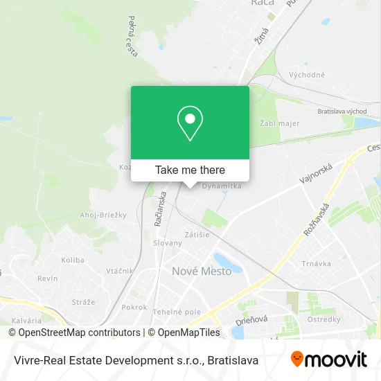 Vivre-Real Estate Development s.r.o. map