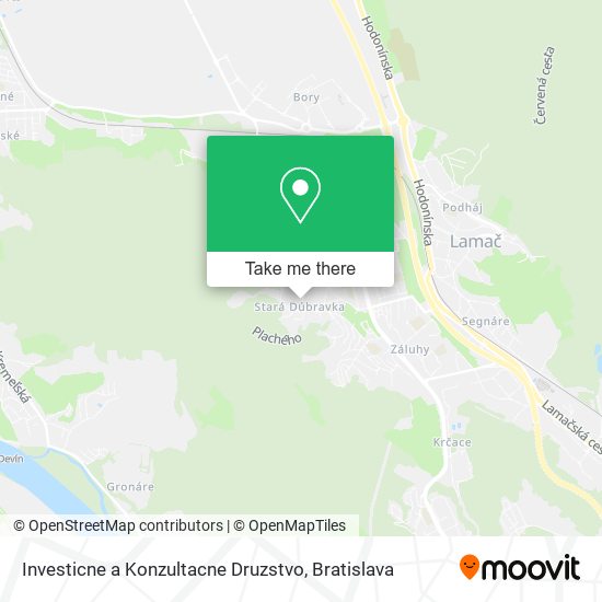 Investicne a Konzultacne Druzstvo map