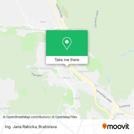 Ing. Jana Rakicka map