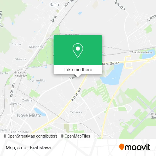 Msp, s.r.o. map