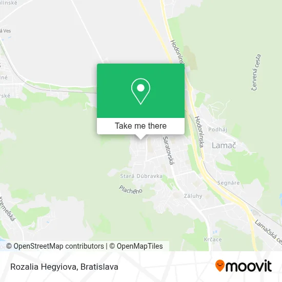 Rozalia Hegyiova map