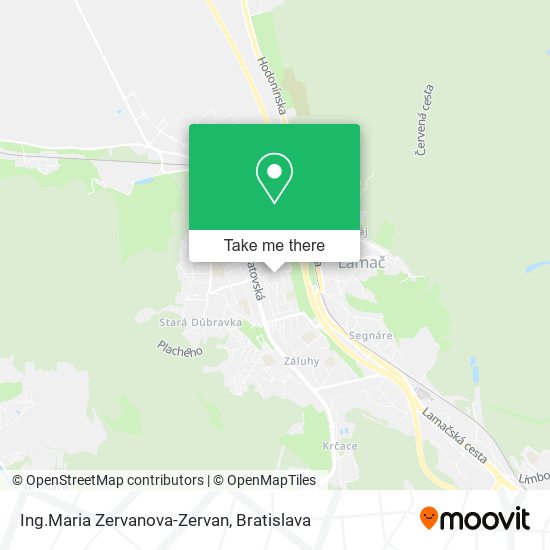 Ing.Maria Zervanova-Zervan map