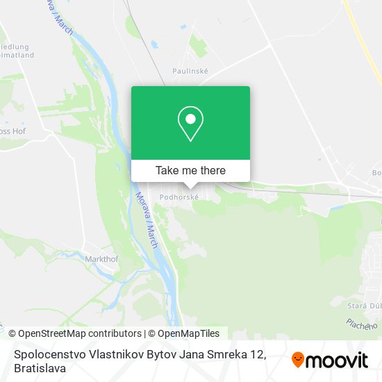 Spolocenstvo Vlastnikov Bytov Jana Smreka 12 map