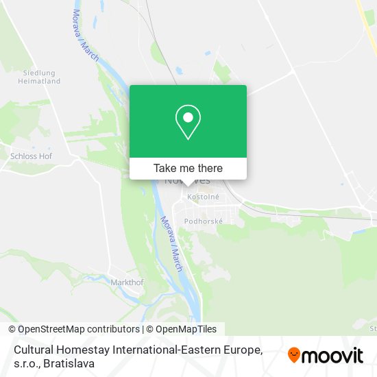 Cultural Homestay International-Eastern Europe, s.r.o. map