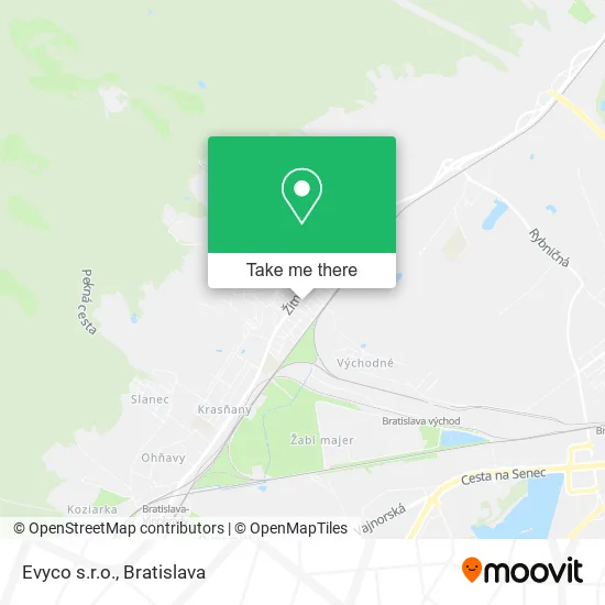 Evyco s.r.o. map