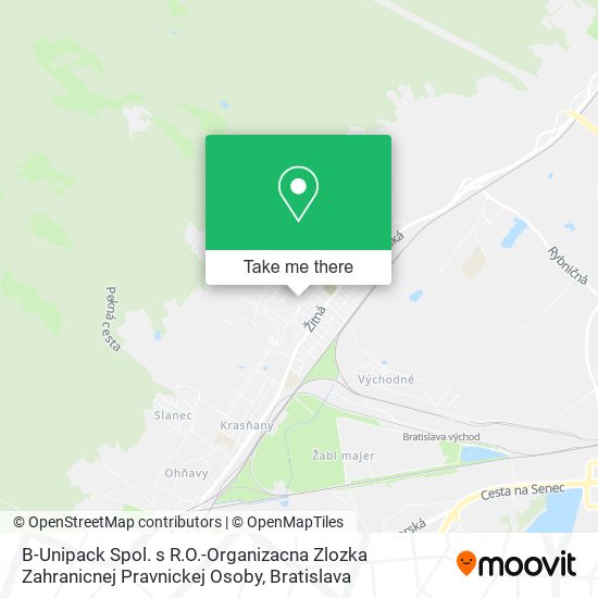 B-Unipack Spol. s R.O.-Organizacna Zlozka Zahranicnej Pravnickej Osoby map