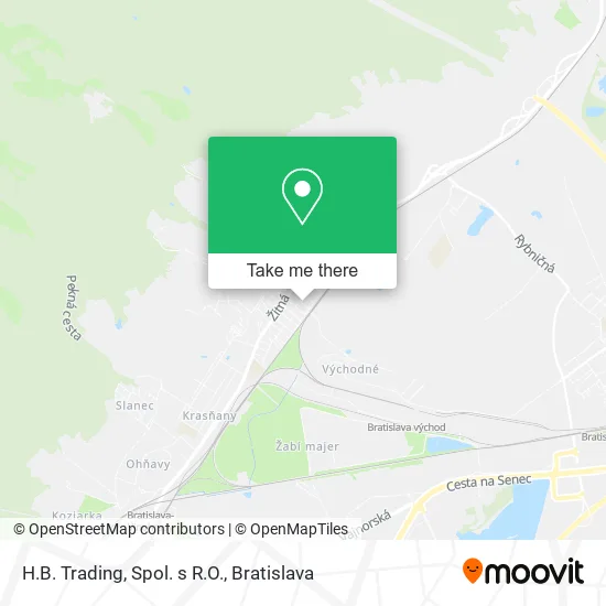H.B. Trading, Spol. s R.O. map