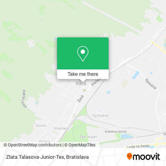 Zlata Talasova-Junior-Tex map