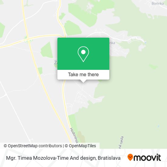 Mgr. Timea Mozolova-Time And design map