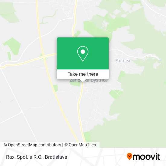 Rax, Spol. s R.O. map