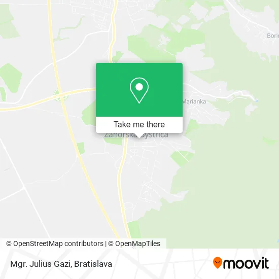 Mgr. Julius Gazi map