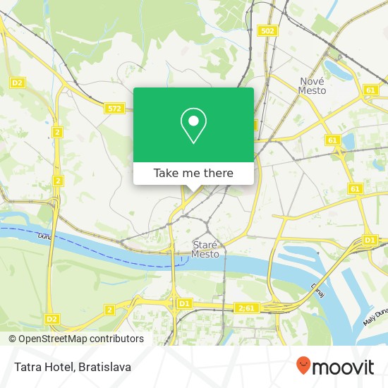 Tatra Hotel map