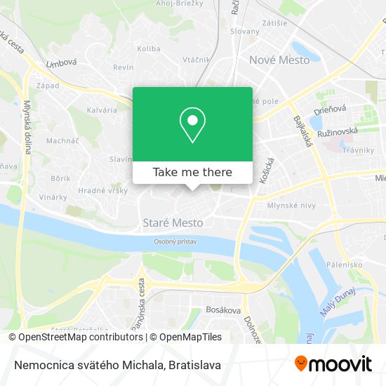 Nemocnica svätého Michala map