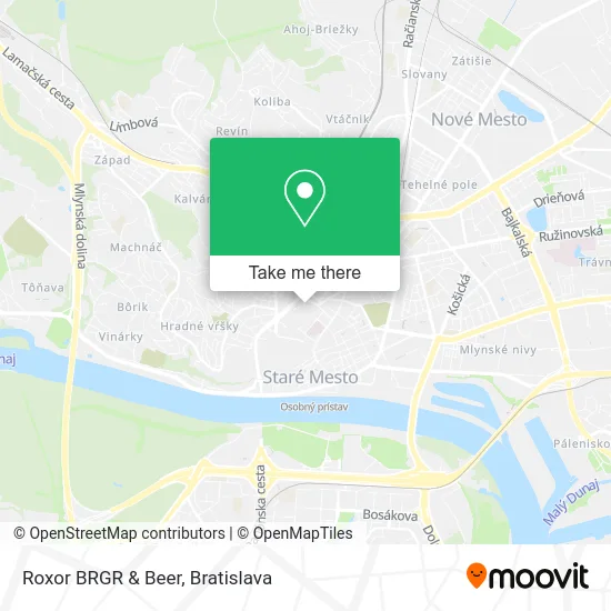 Roxor BRGR & Beer map