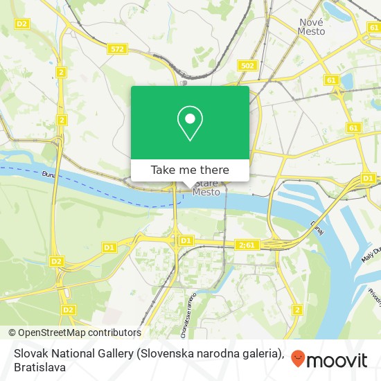 Slovak National Gallery (Slovenska narodna galeria) map