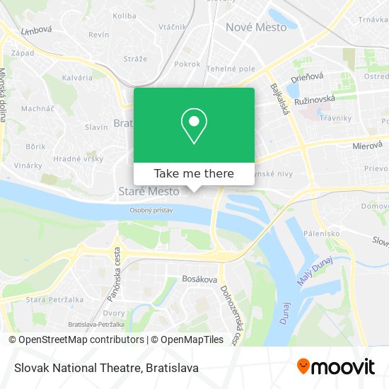 Slovak National Theatre map