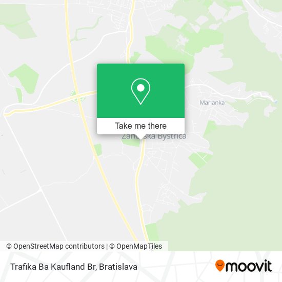 Trafika Ba Kaufland Br map