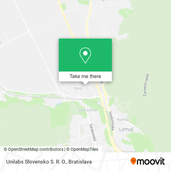 Unilabs Slovensko S. R. O. map