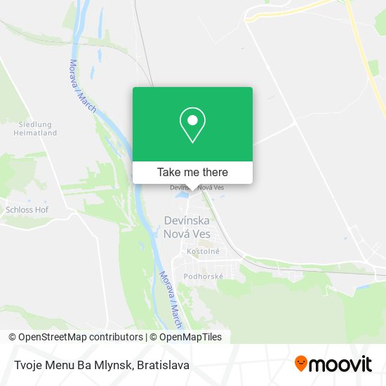 Tvoje Menu Ba Mlynsk map