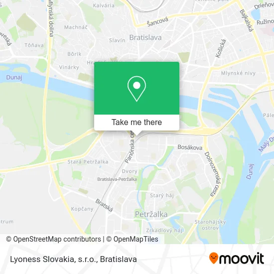 Lyoness Slovakia, s.r.o. map