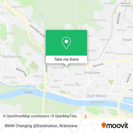 BMW Charging @Destination map