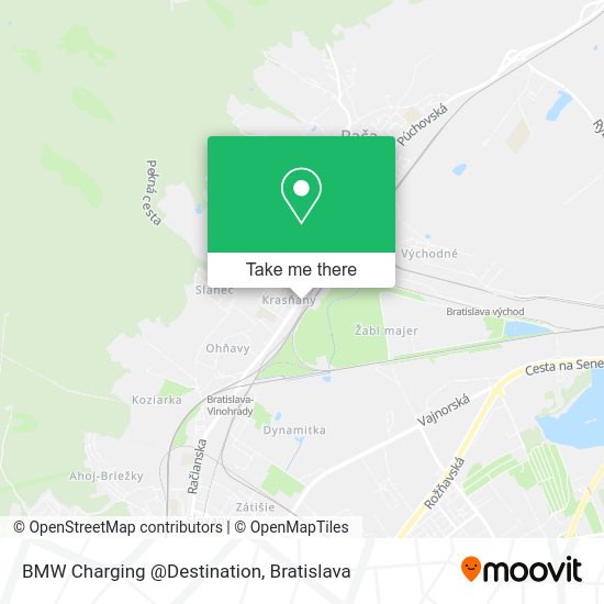 BMW Charging @Destination map