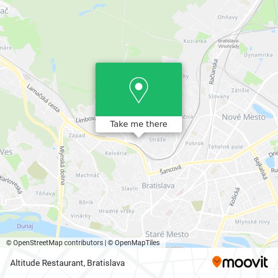 Altitude Restaurant map