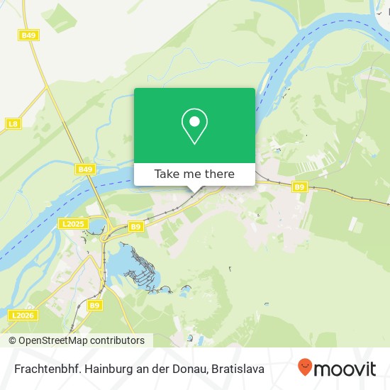 Frachtenbhf. Hainburg an der Donau map