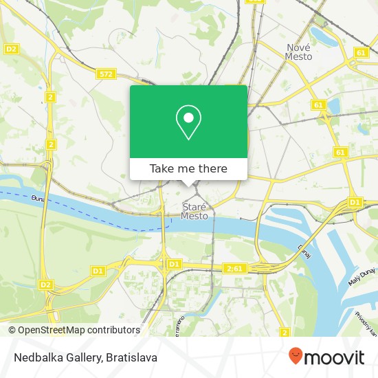 Nedbalka Gallery map