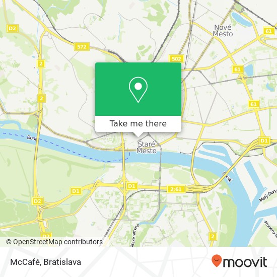 McCafé map