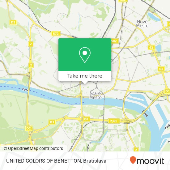 UNITED COLORS OF BENETTON map