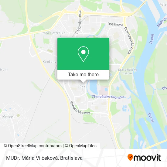 MUDr. Mária Vilčeková map