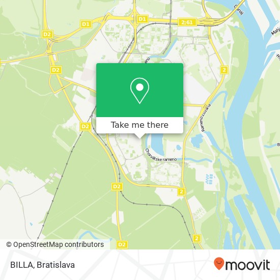 BILLA map