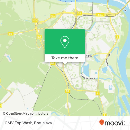 OMV Top Wash map