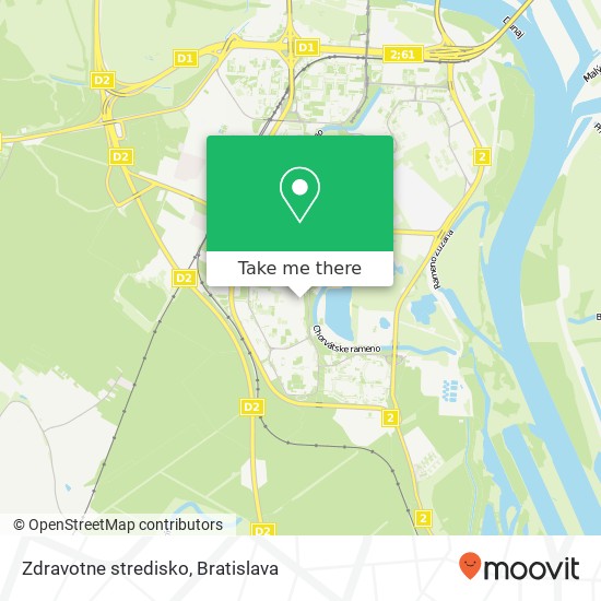 Zdravotne stredisko map