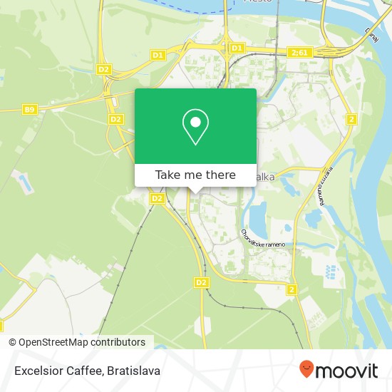 Excelsior Caffee map