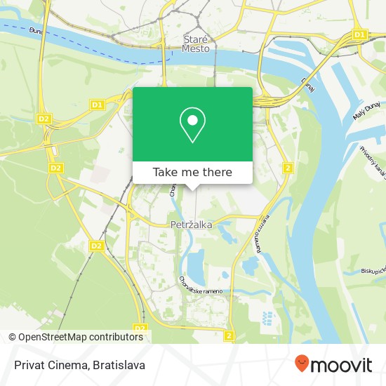 Privat Cinema map