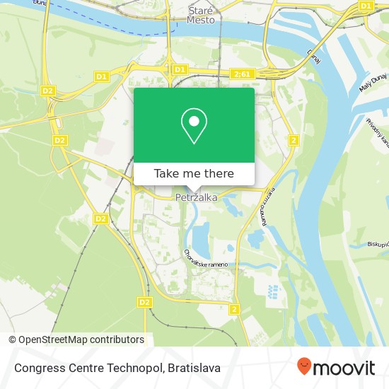 Congress Centre Technopol map