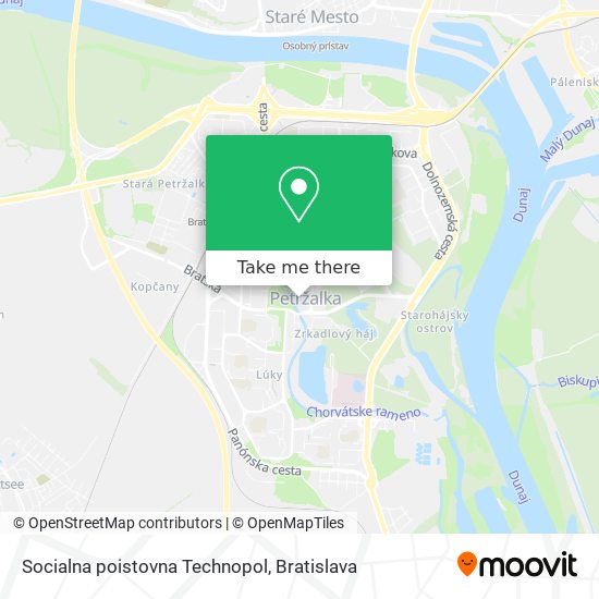 Socialna poistovna Technopol map