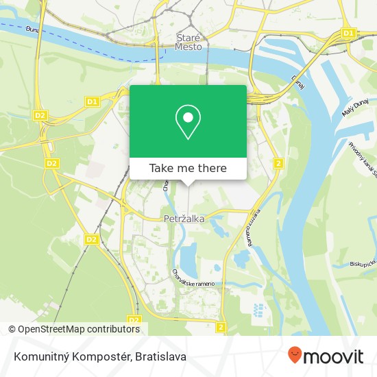 Komunitný Kompostér map