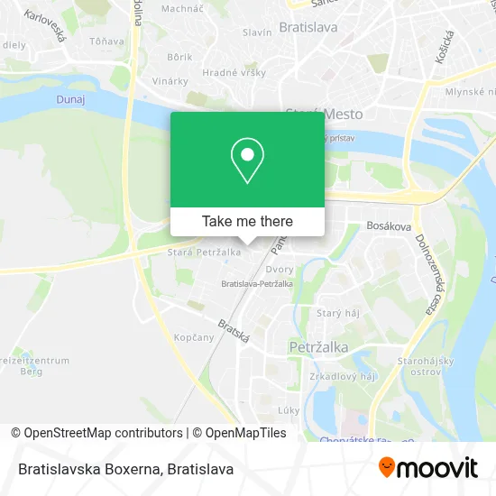 Bratislavska Boxerna map
