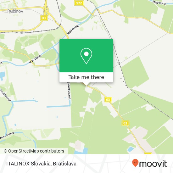 ITALINOX Slovakia map