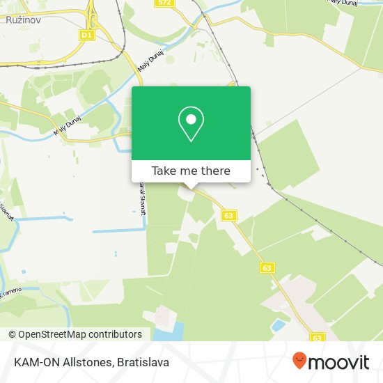 KAM-ON Allstones map