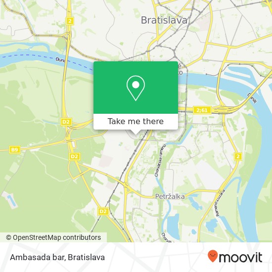 Ambasada bar map