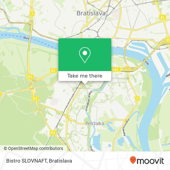 Bistro SLOVNAFT map