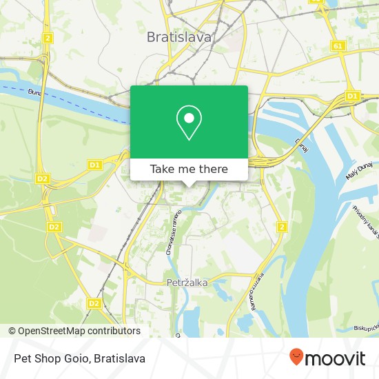 Pet Shop Goio map