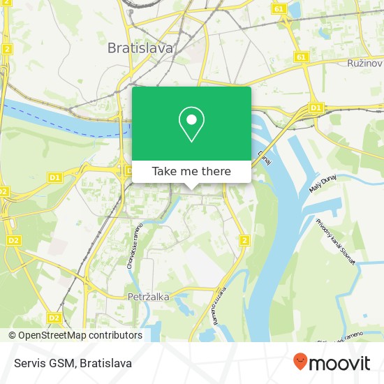 Servis GSM map