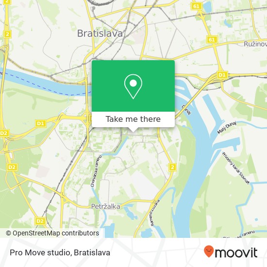 Pro Move studio map