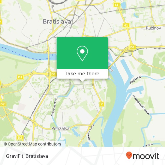 GraviFit map