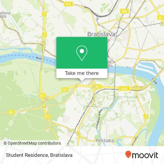 Student Residence map